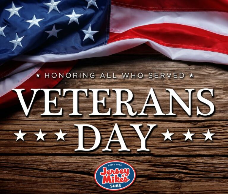 Jersey Mike's Veterans Day Special