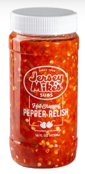Jersey Mike’s Hot Chopped Pepper Relish